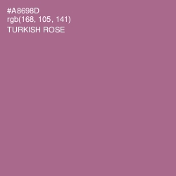 #A8698D - Turkish Rose Color Image